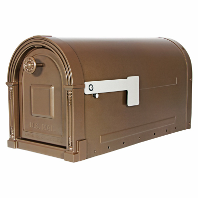 Picture of Solar Group 236683 Post Mount Mailbox - Venetian Bronze&#44; Large