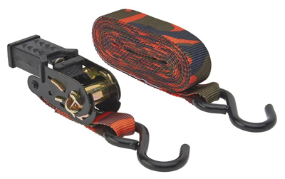 235352 1 in. x 16 ft. Camo Ratchet Tie Down Pack of 4
