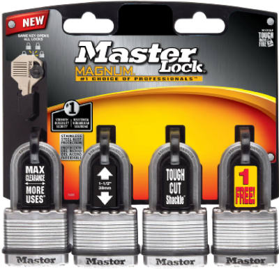 Picture of Master Lock 809283 1.75 in. Laminated Lock with Long Shackle