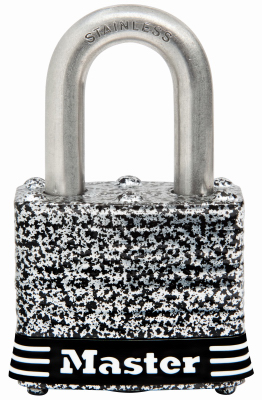 Picture of Master Lock 212806 1.5 in. Laminated Padlock with Stainless Steel Shackle