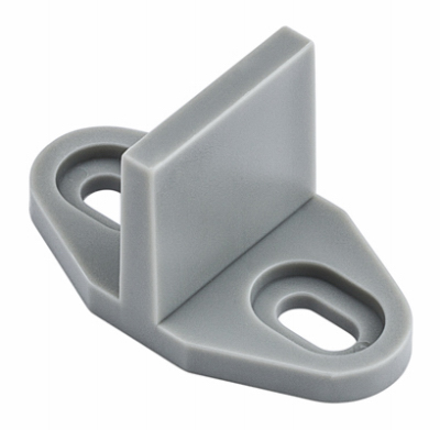 232039 Aluminum Single Floor Door Guide - Gray