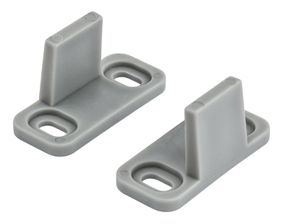 232041 Aluminum Double Floor Door Guide - Gray