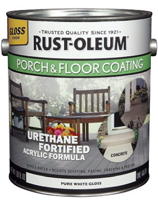 239286 1 gal Porch & Floor Coating with White Pastel Tint Base - Gloss