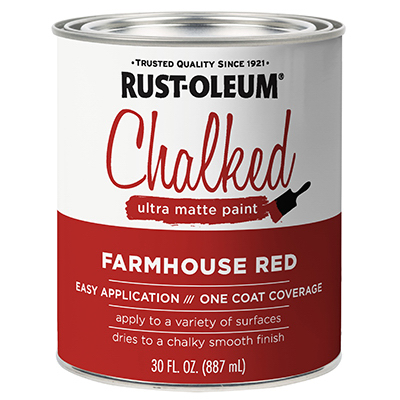 30 oz Chalked Ultra Matte Sheen Paint - Farmhouse Red
