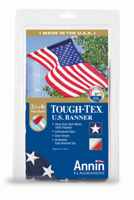 Picture of Annin Flagmakers 241619 2.5 x 4 ft. Tough Tex USA Banner