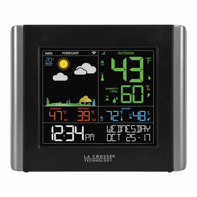 Picture of LA Crosse Technology 245765 Wi-Fi Remote Monitoring Color Weather Station