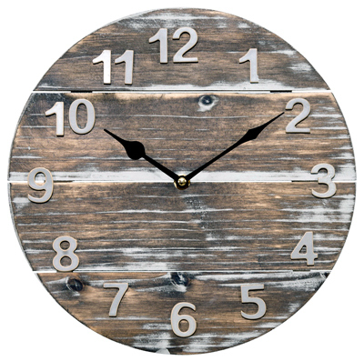 Picture of LA Crosse Technology 244286 12 in. Wood Panel Analog Wall Clock