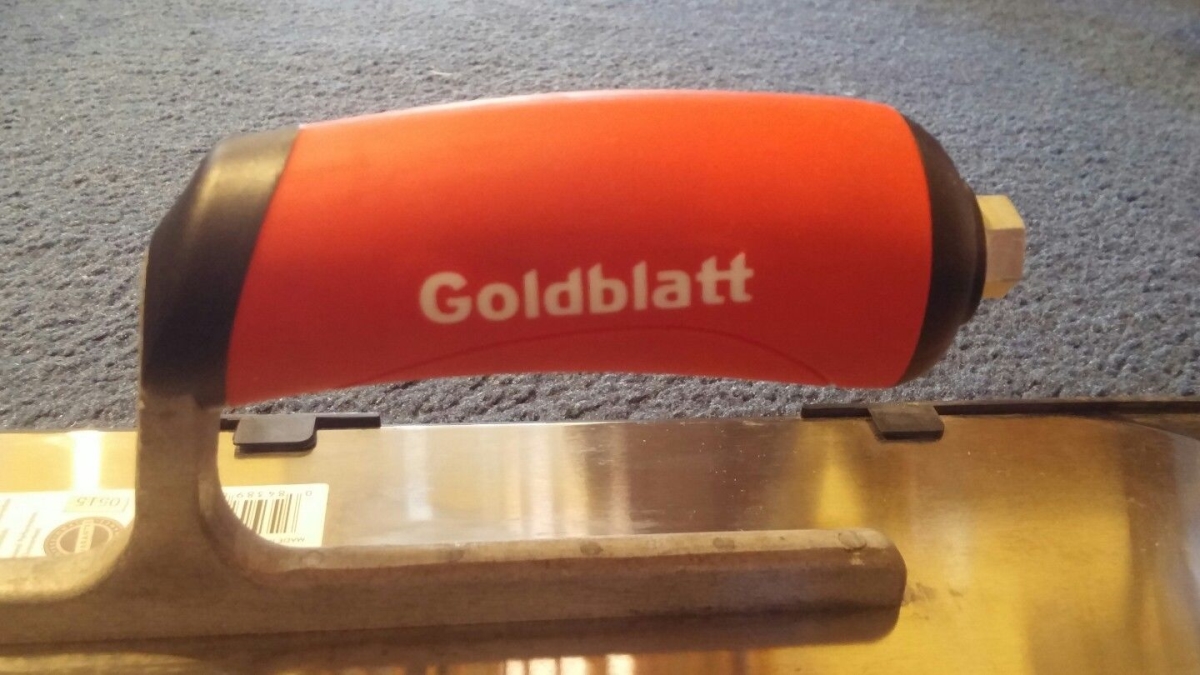 Picture of Goldblatt 242879 16 x 4.5 in. Stainless Steel, Professional Pool Trowel