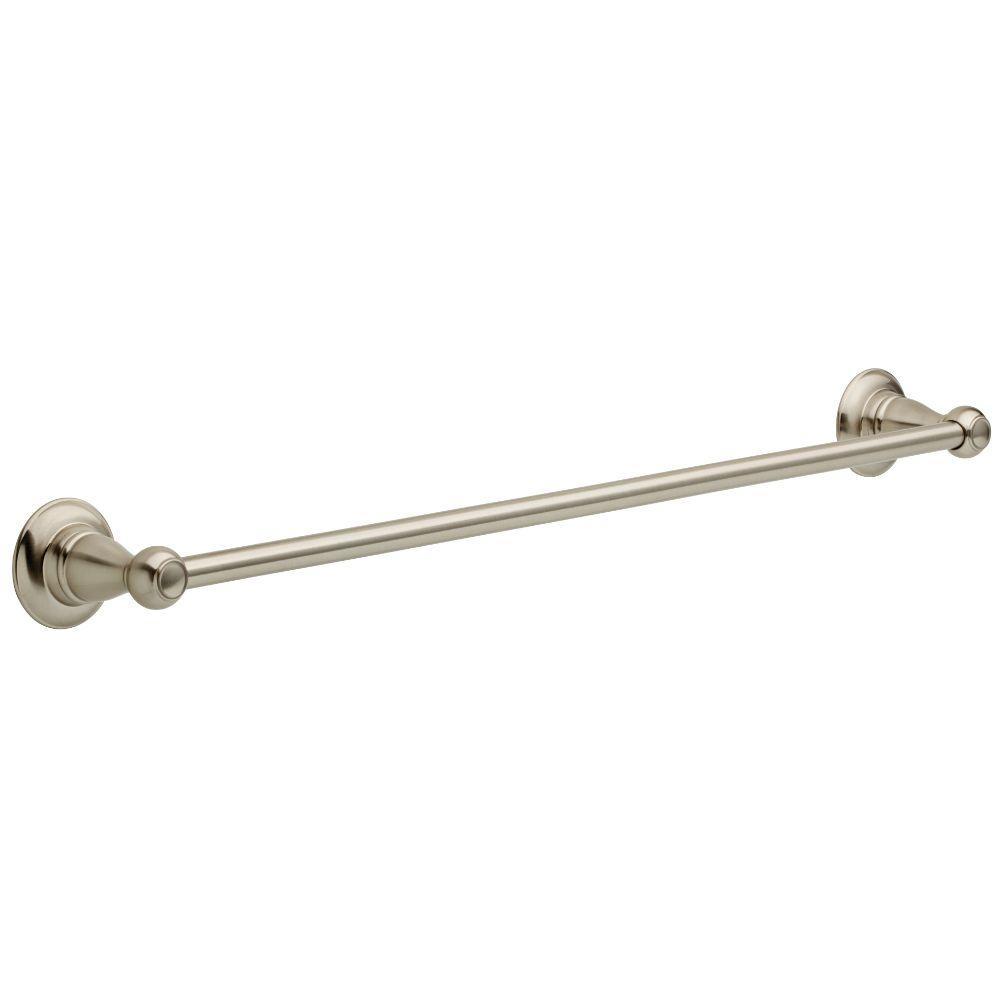 24 in. Porter Towel Bar, Brushed Nickel
