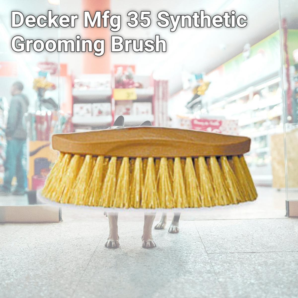 Picture of Decker Mfg 35 Synthetic Grooming Brush