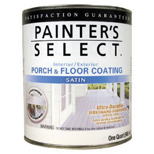 1 qt Interior & Exterior Satin Porch & Floor Coating - White