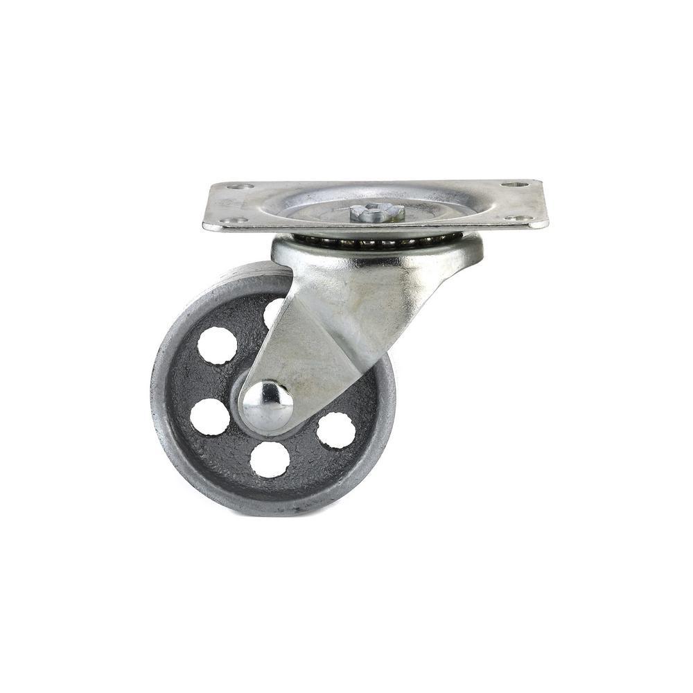 4 in. Sintered Iron Wheel Swivel Plate Caster