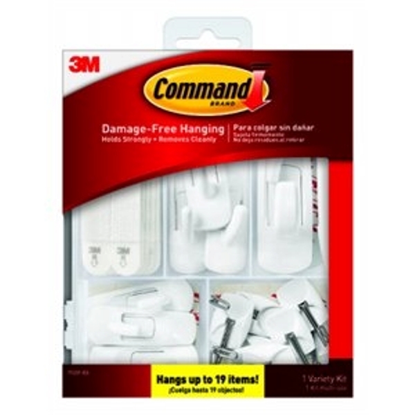 Picture of 3M 243262 General Purpose Hanging Hooks, Assorted Size - Pack of 54