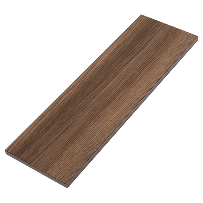 8 x 24 in. Melamine Decorative Shelf - Diamond Ash