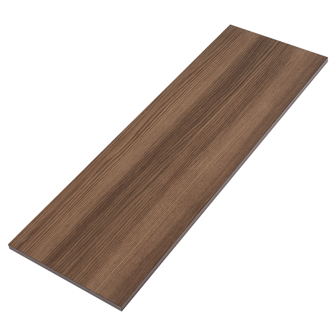 12 x 36 in. Melamine Decorative Shelf - Diamond Ash