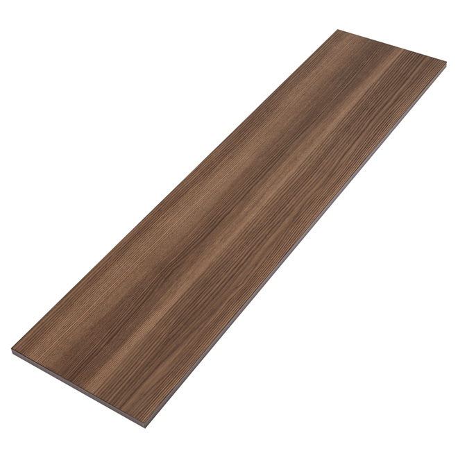 12 x 48 in. Melamine Decorative Shelf - Diamond Ash