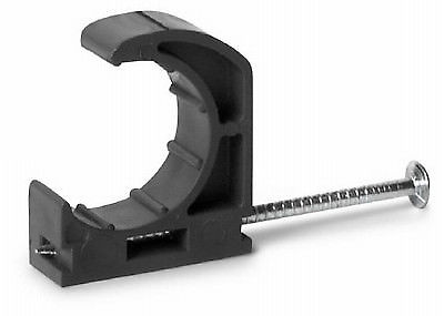 0.75 in. Half Clamp with Nail - Pack of 50