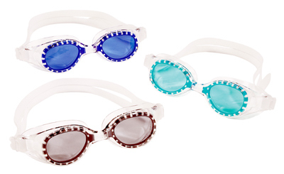Picture of Aqua Leisure Industries 247017 Shark Swim Goggles - Pack of 3