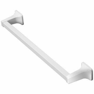 24 in. Home Pointe Basic Towel Bar, White