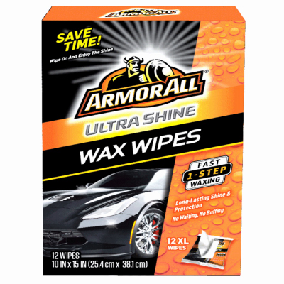 Picture of Armored Auto Group 227151 Armor All Ultra Shine Wax Wipes&#44; 12 Count