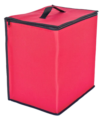 3 in. Red Ornament Storage Tub