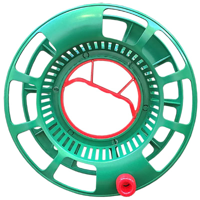 Large Green Plastic Christmas Light Reel