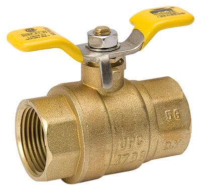 1 in. Forged Brass Female Pipe Thread Full Port Ball Valve