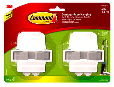 Picture of 3M 243505 Command Broom Gripper Clips&#44; Pack of 2
