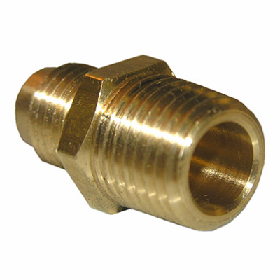 0.25 Flare x 0.12 in. Male Pipe Thread Brass Adapter