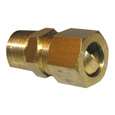 208048 0.5 Compression x 0.5 in. Male Pipe Thread  Brass Adapter Pack of 6