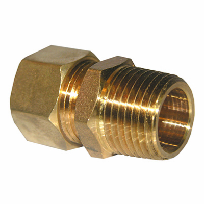 0.62 Compression x 0.5 in. Male Pipe Thread Brass Adapter