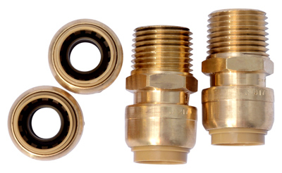 0.5 x 0.5 in.  MNPT Connector, Pack of 4