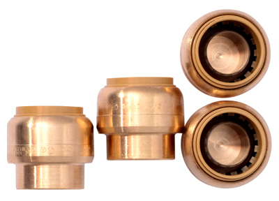 Sharkbite 3/4in Push to Connect Brass End Cap - U518LFA4