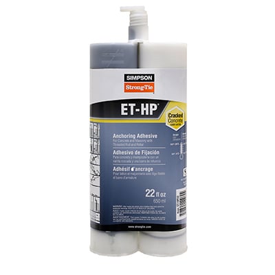 Simpson Strong Tie 234790 22 oz Epoxy Tie Cartridge with Nozzle & Extension