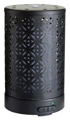 Picture of Candle Warmers 248060 100 ml Airome Twilight Essential Oil Diffuser, Matte Black