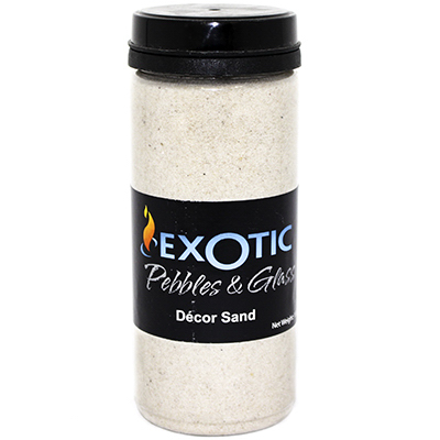 Picture of Exotic Pebbles & Aggregates 245820 1.65 lbs White Exotic Sand Deco Jar