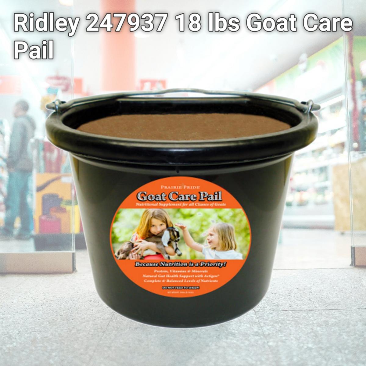 Picture of Ridley 247937 18 lbs Goat Care Pail