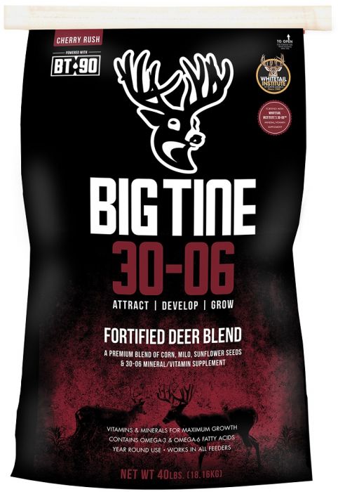 Picture of Scott Pet 248784 40 LB  Big Tine Nitro Fortified Deer Blend  Premium Blend Of Corn  Milo  Sunflower Seeds & Nitro Mineral & Vitamin Supplement