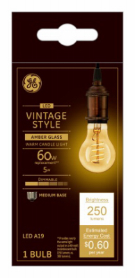 248167 5 watts Warm White Light A19 Vintage Bulbs