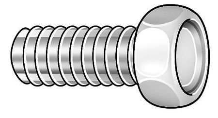 12-24 x 1 Hex Screw - 75 Count