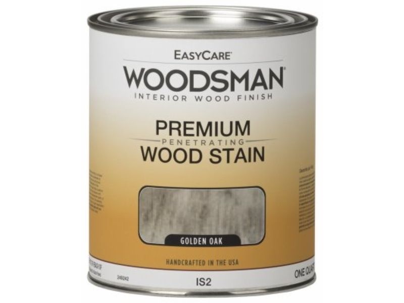 1 qt. Woodsman Oil Base Interior Stain, Golden Oak
