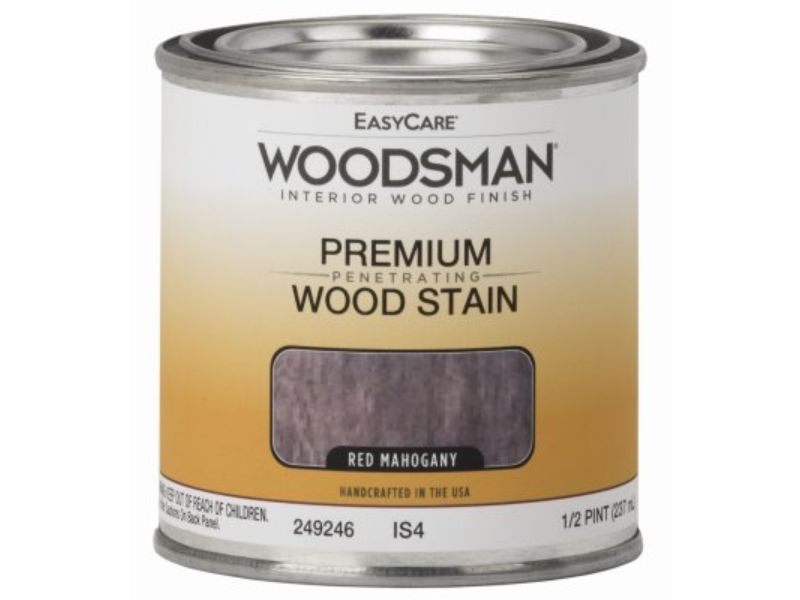 0.5 Pint Woodsman Oil Base Interior Stain, Red Mahogany