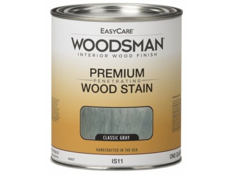 1 qt. Woodsman Oil Base Interior Stain, Classic Gray