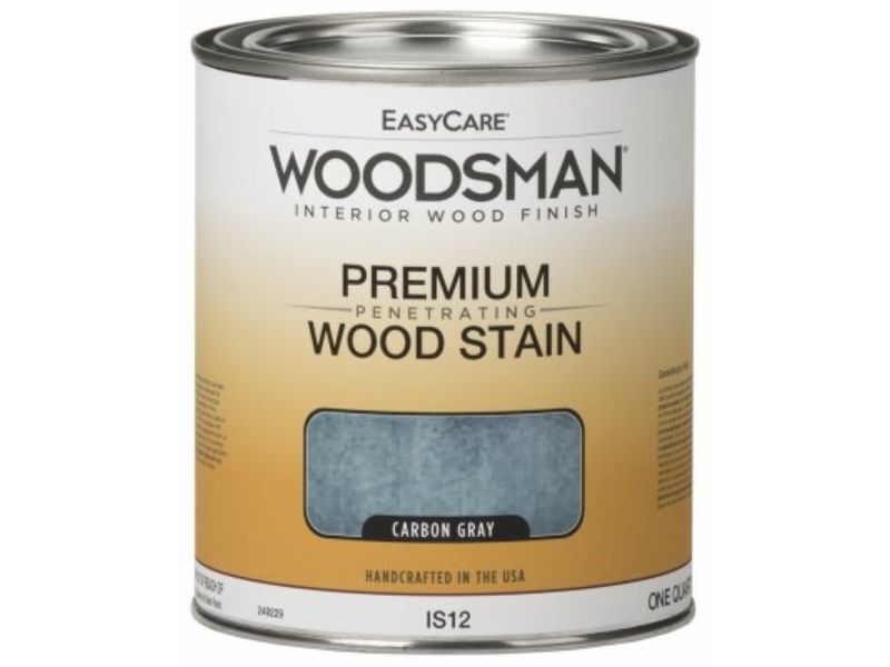 1 qt. Woodsman Oil Base Interior Stain, Carbon Gray