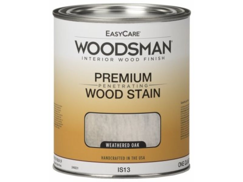 1 qt. Woodsman Oil Base Interior Stain, Weathered Oak