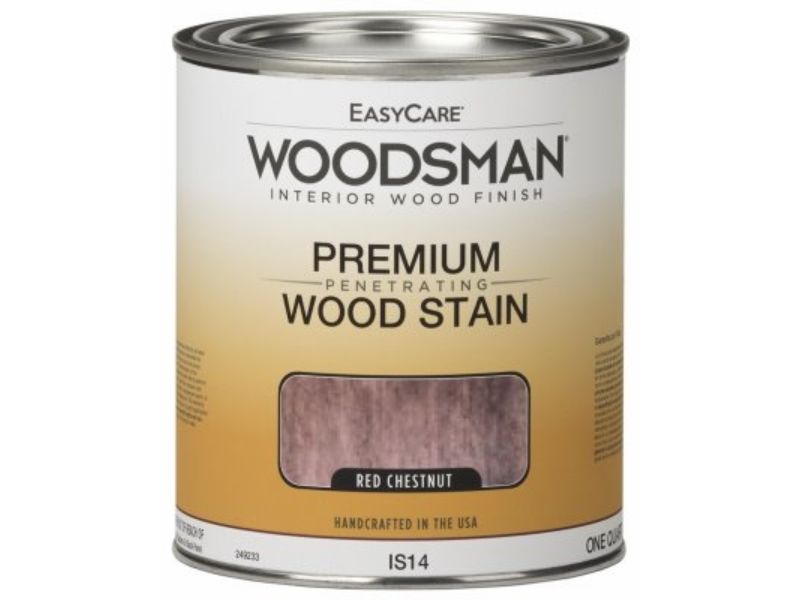 1 qt. Woodsman Oil Base Interior Stain, Red Chestnut