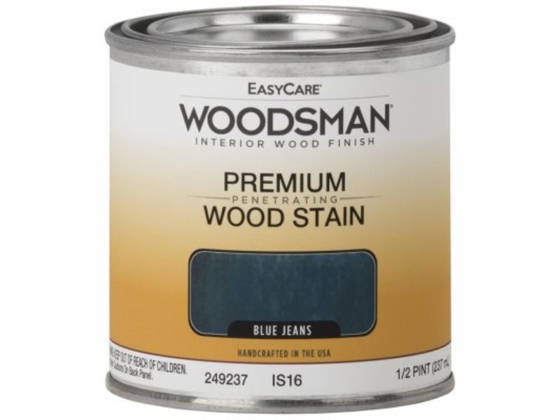 0.5 Pint Woodsman Oil Base Interior Stain, Blue Jeans