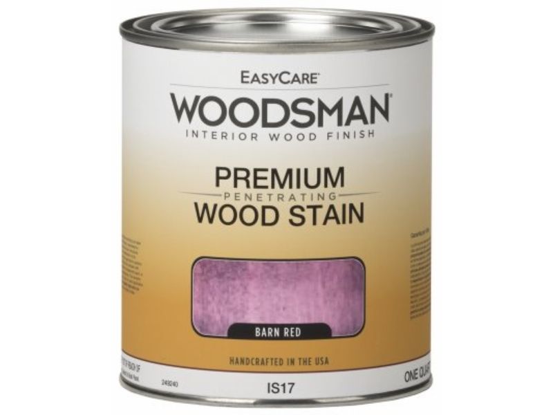 1 qt. Woodsman Oil Base Interior Stain, Barn Red