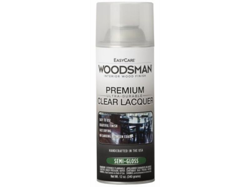 Picture of True Value Manufacturing 249364 12 oz Woodsman Protective Finish Lacquer for Wood & Metal&#44; Clear Semi-Gloss