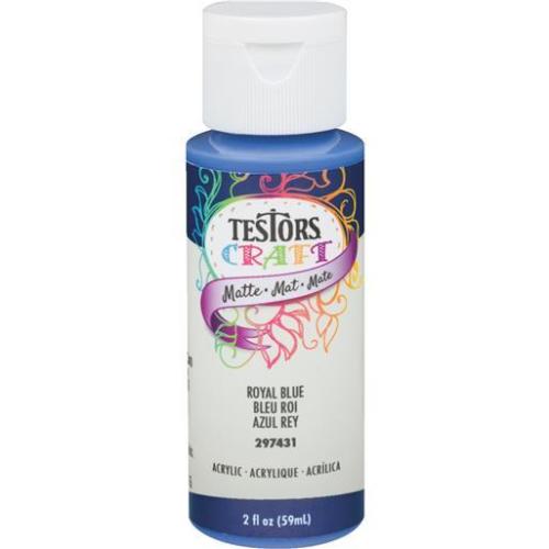 2 oz Matte Acrylic Craft Paint, Royal Blue